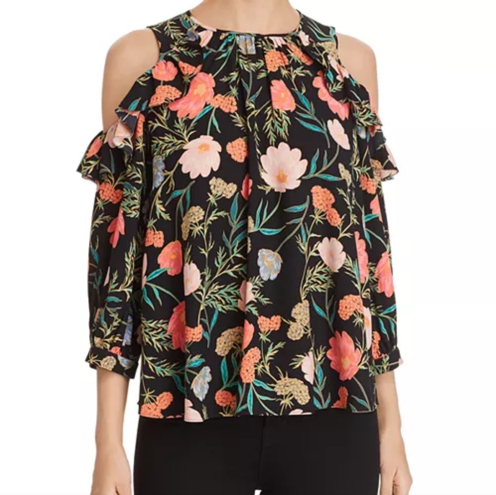《 Kate Spade 》 Blossom Cold Shoulder Top